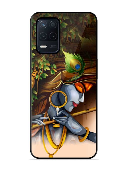 Krishna Glossy Metal Phone Cover for Realme Narzo 30 (5G) Zapvi