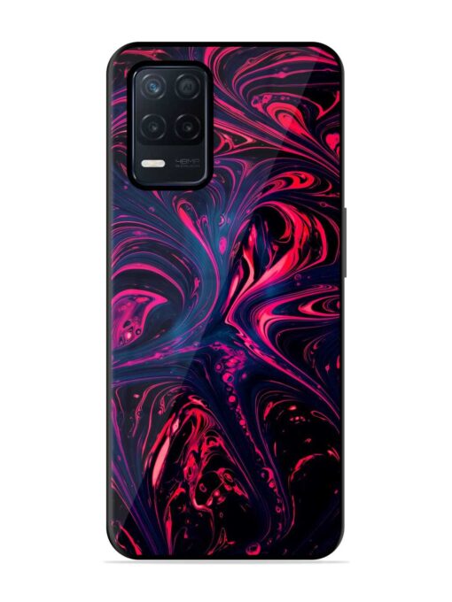 Abstract Background Glossy Metal Phone Cover for Realme Narzo 30 (5G) Zapvi