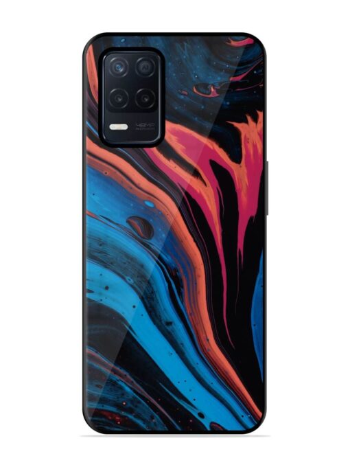 Liquefied Art Glossy Metal TPU Phone Cover for Realme Narzo 30 (5G)