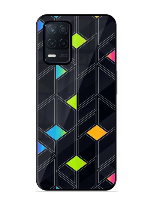 Abstract Mosaic Seamless Glossy Metal Phone Cover for Realme Narzo 30 (5G)