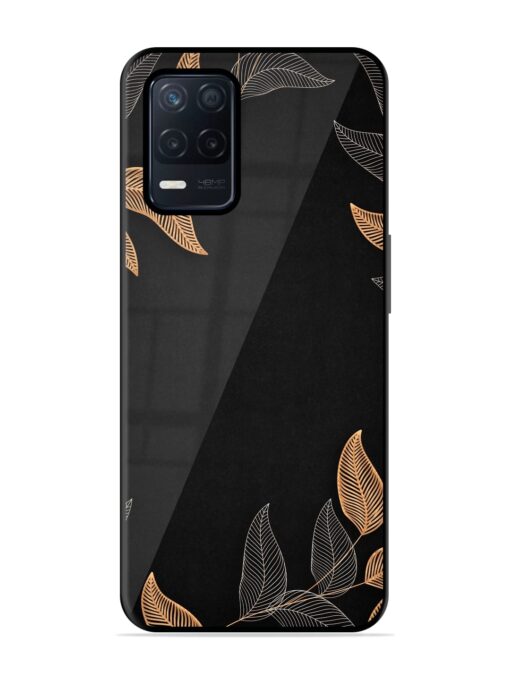 Foliage Art Glossy Metal Phone Cover for Realme Narzo 30 (5G)