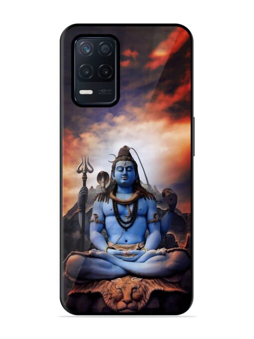 Jai Jai Shiv Glossy Metal Phone Cover for Realme Narzo 30 (5G) Zapvi