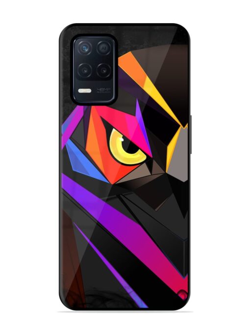 Wpap Owl Glossy Metal Phone Cover for Realme Narzo 30 (5G) Zapvi