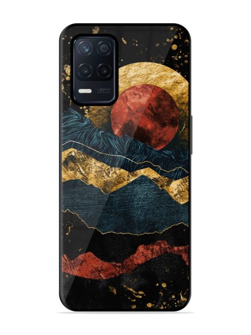 Gold Painting View Glossy Metal Phone Cover for Realme Narzo 30 (5G)