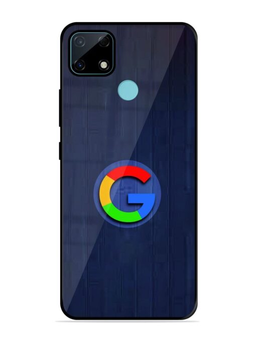 Google Logo Printed Glossy Metal TPU Phone Cover for Realme Narzo 30A Zapvi