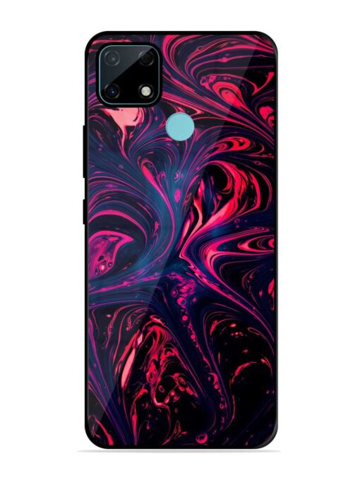 Abstract Background Glossy Metal Phone Cover for Realme Narzo 30A Zapvi