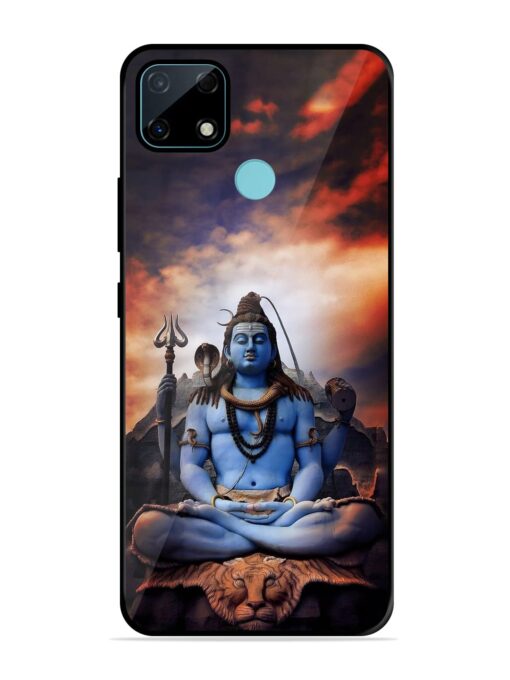 Jai Jai Shiv Glossy Metal Phone Cover for Realme Narzo 30A Zapvi