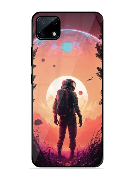 Red Sky At Morning Glossy Metal Phone Cover for Realme Narzo 30A Zapvi