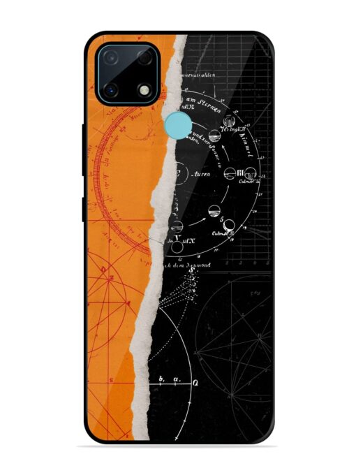 Planning Zoning Glossy Metal Phone Cover for Realme Narzo 30A Zapvi