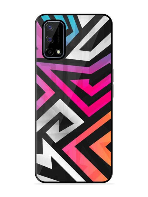 Rainbow Seamless Glossy Metal Phone Cover for Realme Narzo 30 Pro (5G) Zapvi