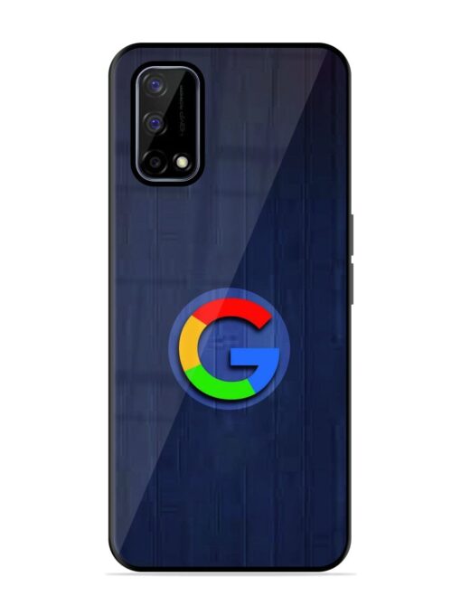 Google Logo Printed Glossy Metal TPU Phone Cover for Realme Narzo 30 Pro (5G)