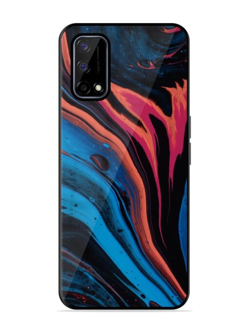 Liquefied Art Glossy Metal TPU Phone Cover for Realme Narzo 30 Pro (5G)