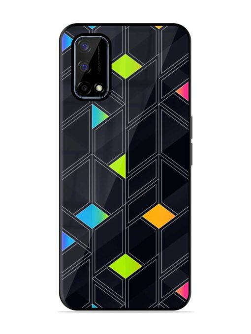 Abstract Mosaic Seamless Glossy Metal Phone Cover for Realme Narzo 30 Pro (5G)