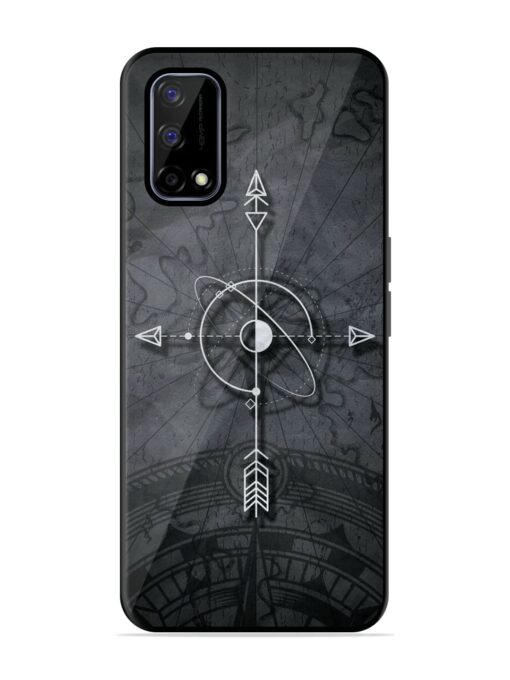 Lighting Cross Glossy Metal Phone Cover for Realme Narzo 30 Pro (5G)