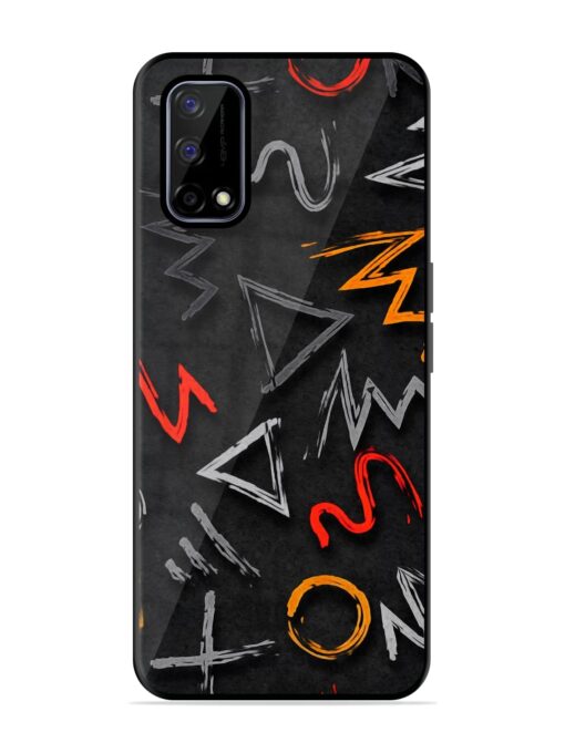 Grungy Graffiti Glossy Metal Phone Cover for Realme Narzo 30 Pro (5G)