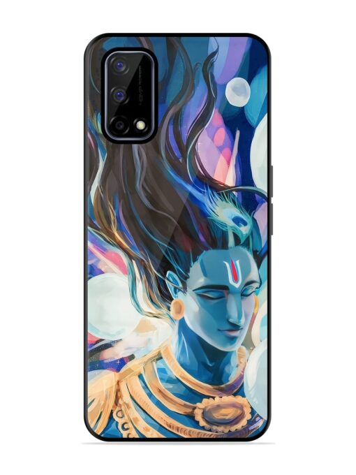 Bhagwan Sri Krishna Glossy Metal Phone Cover for Realme Narzo 30 Pro (5G)