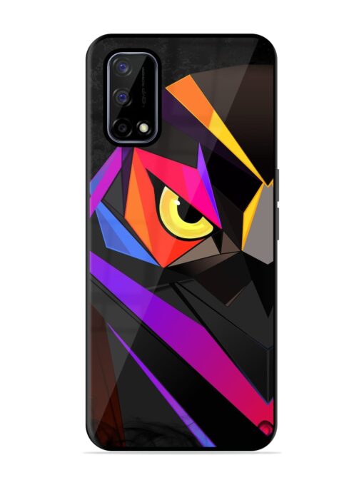 Wpap Owl Glossy Metal Phone Cover for Realme Narzo 30 Pro (5G)