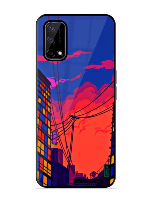 Metropolitan Area Glossy Metal Phone Cover for Realme Narzo 30 Pro (5G)