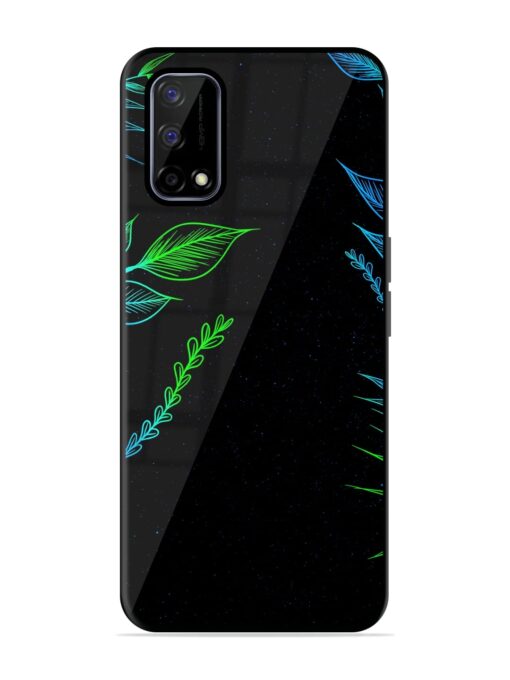 Aesthetic Neon Glossy Metal Phone Cover for Realme Narzo 30 Pro (5G) Zapvi