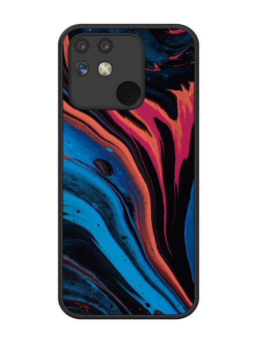 Liquefied Art Glossy Metal TPU Phone Cover for Realme Narzo 50 (5G)