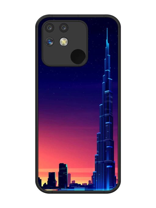 Burj Khalifa Abstract Glossy Metal Phone Cover for Realme Narzo 50 (5G)