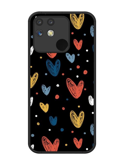 Happy Valentines Day Glossy Metal TPU Phone Cover for Realme Narzo 50 (5G)