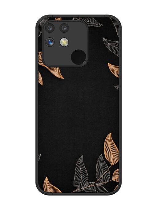 Foliage Art Glossy Metal Phone Cover for Realme Narzo 50 (5G)