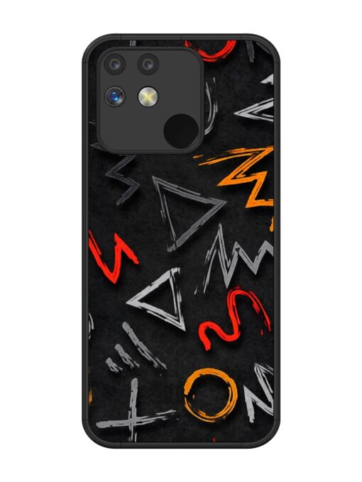 Grungy Graffiti Glossy Metal Phone Cover for Realme Narzo 50 (5G)