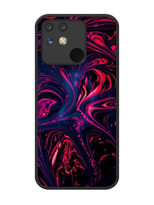 Abstract Background Glossy Metal Phone Cover for Realme Narzo 50A Zapvi