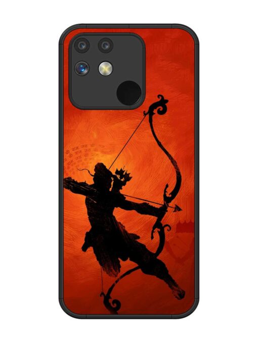 Illustration Lord Rama Glossy Metal Phone Cover for Realme Narzo 50A