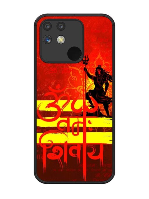 Illustration Lord Shiva Glossy Metal TPU Phone Cover for Realme Narzo 50A