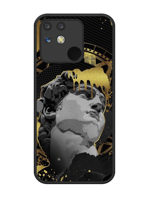 Roman Face Glossy Metal Phone Cover for Realme Narzo 50A Zapvi