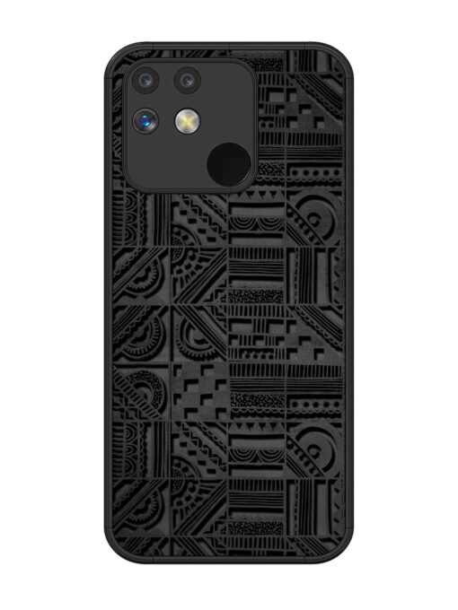 Seamless Pattern Glossy Metal Phone Cover for Realme Narzo 50A