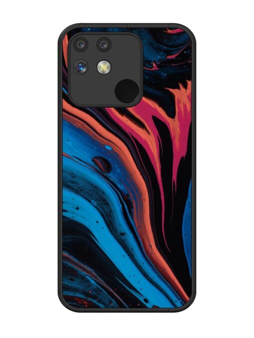 Liquefied Art Glossy Metal TPU Phone Cover for Realme Narzo 50A