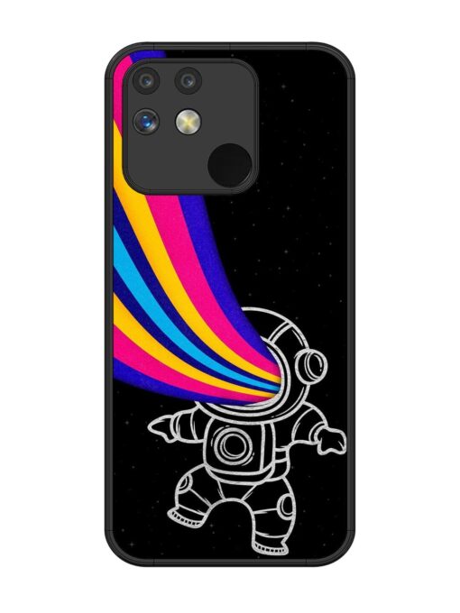 Astronaut Glossy Metal TPU Phone Cover for Realme Narzo 50A