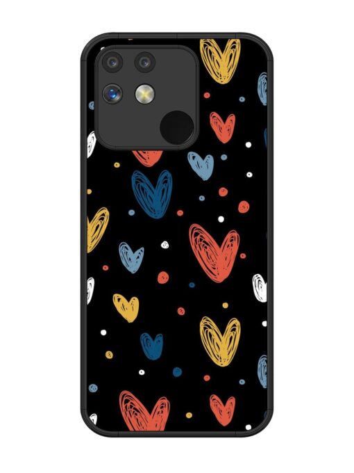 Happy Valentines Day Glossy Metal TPU Phone Cover for Realme Narzo 50A Zapvi