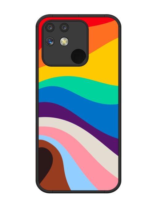 Minimal Pride Art Glossy Metal Phone Cover for Realme Narzo 50A