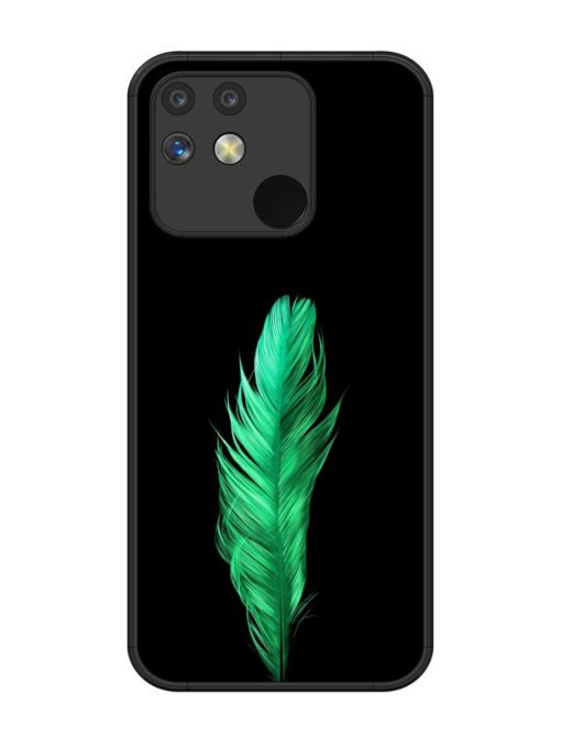 Feather Texture Glossy Metal Phone Cover for Realme Narzo 50A