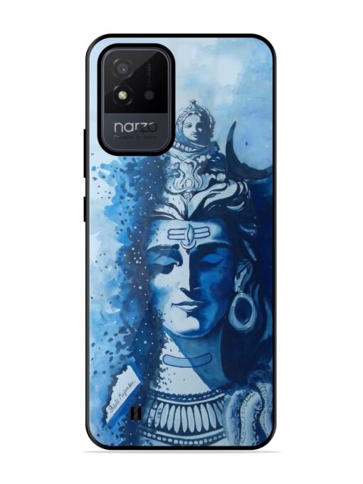 Shiv Art Glossy Metal Phone Cover for Realme Narzo 50I Zapvi