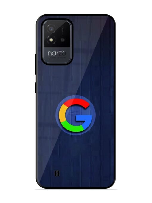 Google Logo Printed Glossy Metal TPU Phone Cover for Realme Narzo 50I Zapvi