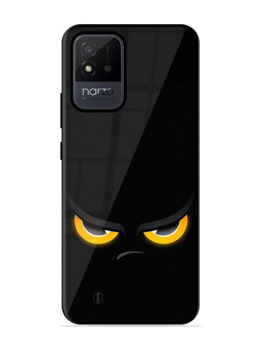 Scary Yellow Eye Glossy Metal TPU Phone Cover for Realme Narzo 50I