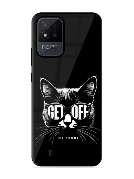 Get Off Glossy Metal TPU Phone Cover for Realme Narzo 50I