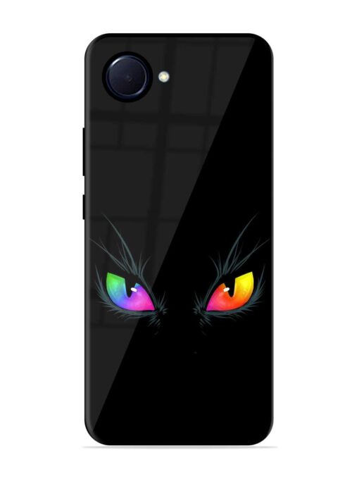 Cat Eyes Glossy Metal Phone Cover for Realme Narzo 50I Prime Zapvi