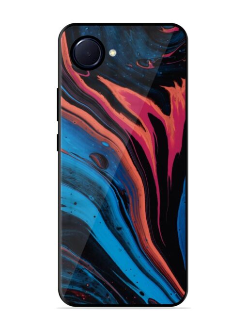 Liquefied Art Glossy Metal TPU Phone Cover for Realme Narzo 50I Prime Zapvi