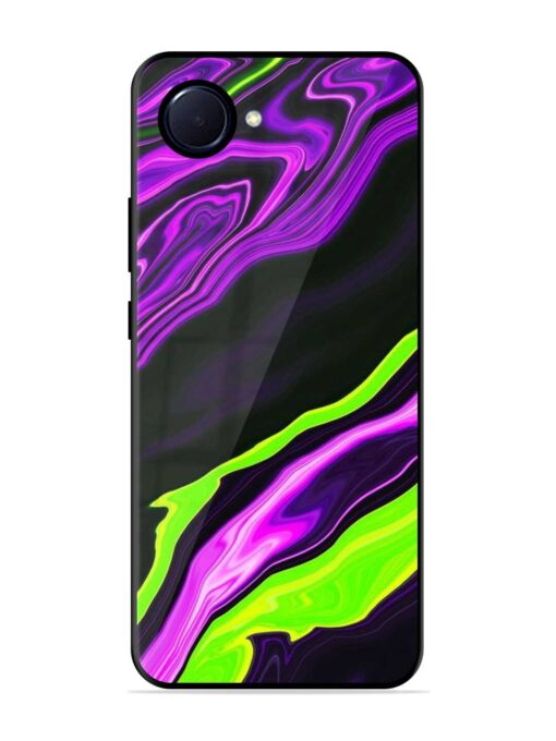 Bright Fluid Violet Glossy Metal Phone Cover for Realme Narzo 50I Prime Zapvi