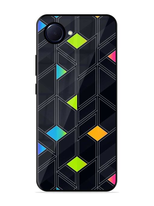 Abstract Mosaic Seamless Glossy Metal Phone Cover for Realme Narzo 50I Prime Zapvi