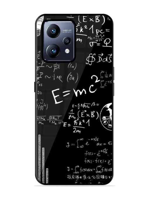 E=Mc2 Mass?Energy Equivalence Glossy Metal Phone Cover for Realme Narzo 50 Pro Zapvi