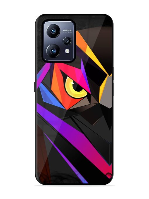 Wpap Owl Glossy Metal Phone Cover for Realme Narzo 50 Pro