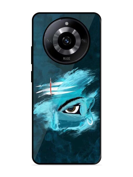 Lord Shiva Glossy Metal Phone Cover for Realme Narzo 60 (5G) Zapvi