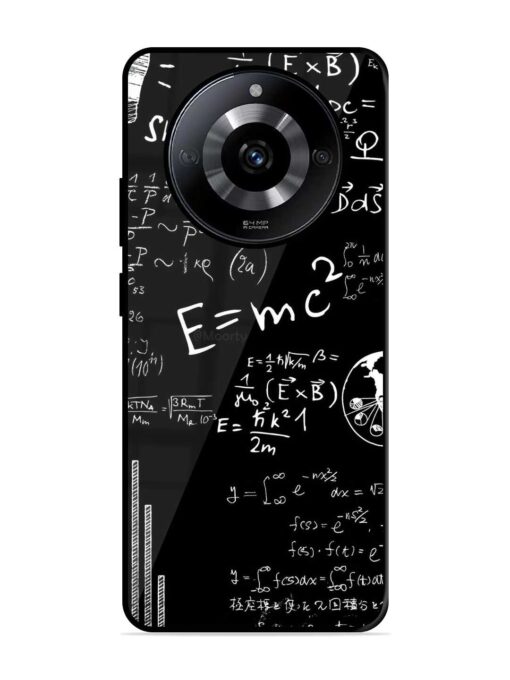 E=Mc2 Mass?Energy Equivalence Glossy Metal Phone Cover for Realme Narzo 60 (5G) Zapvi